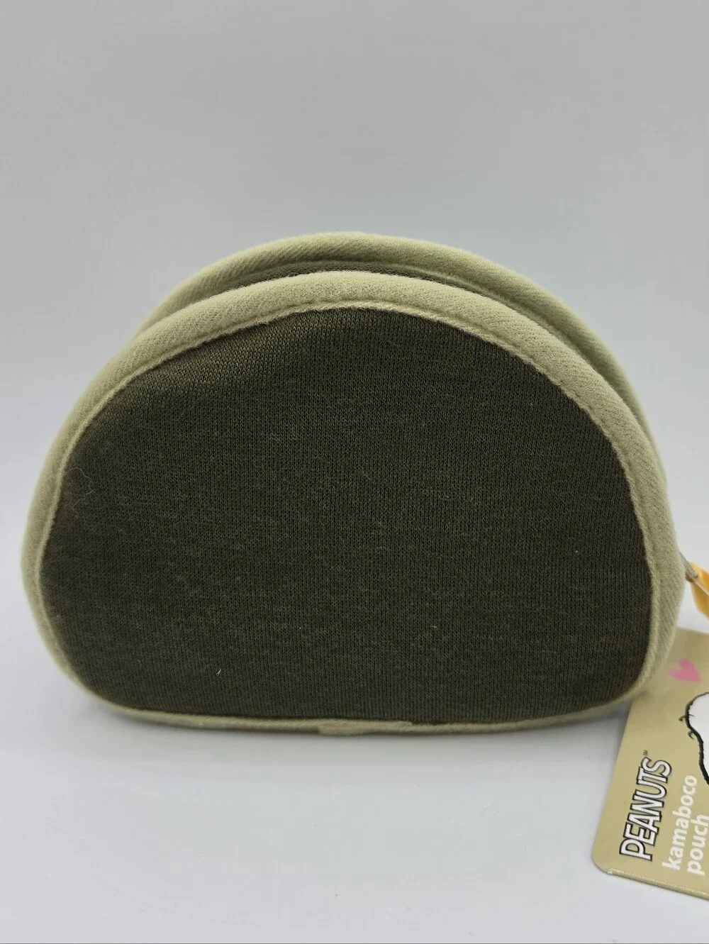 Peanuts Snoopy Plush Accessories Makeup Pouch Green White